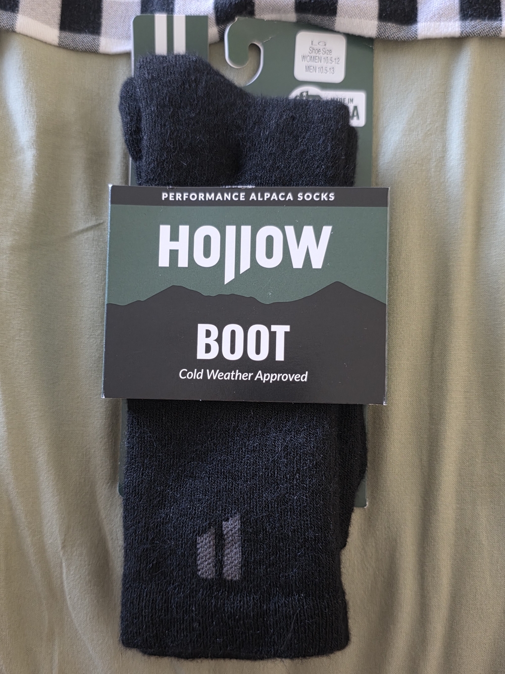 Performance Alpaca Boot Socks - Black